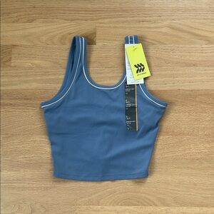 All in Motion Blue Crop Top